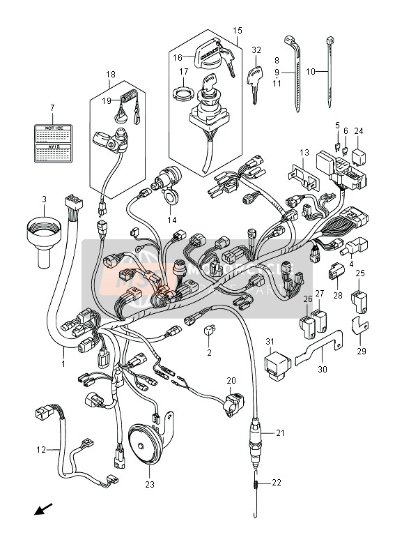 Wiring Harness (LT-A750X P17)