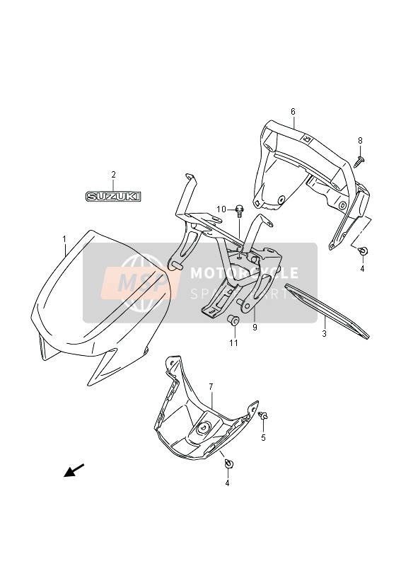 Suzuki LT-A750X(Z) KINGQUAD AXi 4X4 2013 GRIFF (LT-A750X P17) für ein 2013 Suzuki LT-A750X(Z) KINGQUAD AXi 4X4