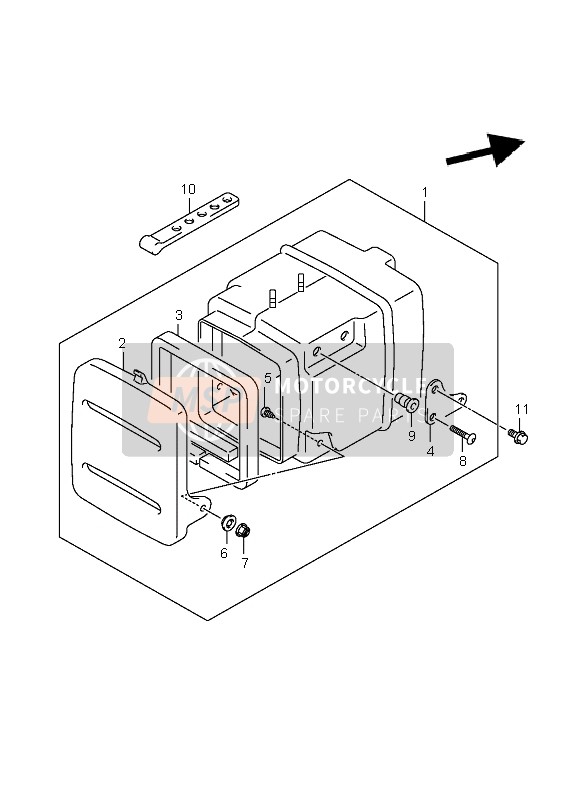 Caja trasera