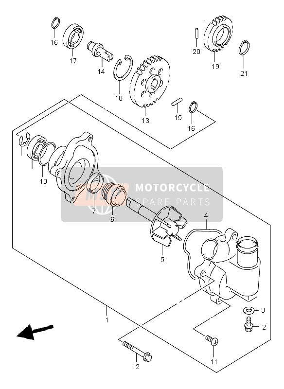 0926210014, Lager, Suzuki, 1