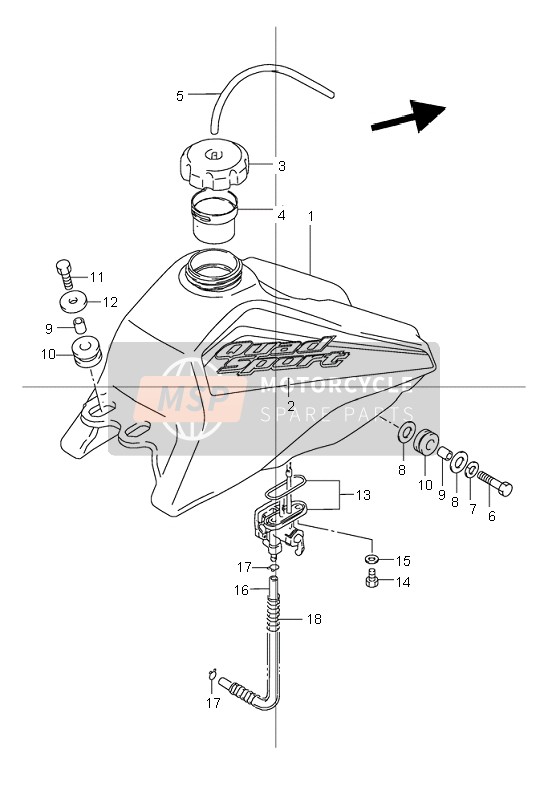 6811040B20DH4, Tape Set, Fuel Tank, Suzuki, 0