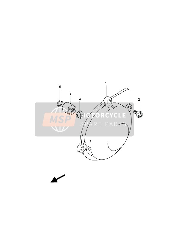 Suzuki LT-A750XP(Z) KINGQUAD AXi 4x4 2013 Recoil Cover for a 2013 Suzuki LT-A750XP(Z) KINGQUAD AXi 4x4