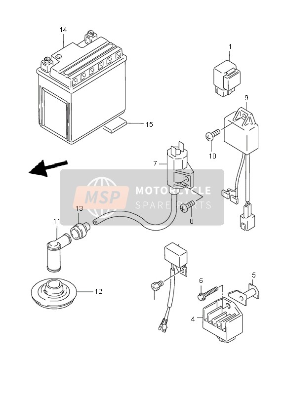 Suzuki LT80 QUADSPORT 2006 Electrical for a 2006 Suzuki LT80 QUADSPORT