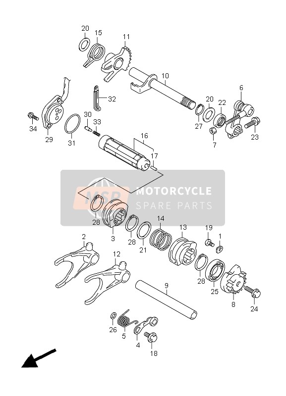 Suzuki LT-A450X KINGQUAD 4x4 2007 Gear Shifting for a 2007 Suzuki LT-A450X KINGQUAD 4x4