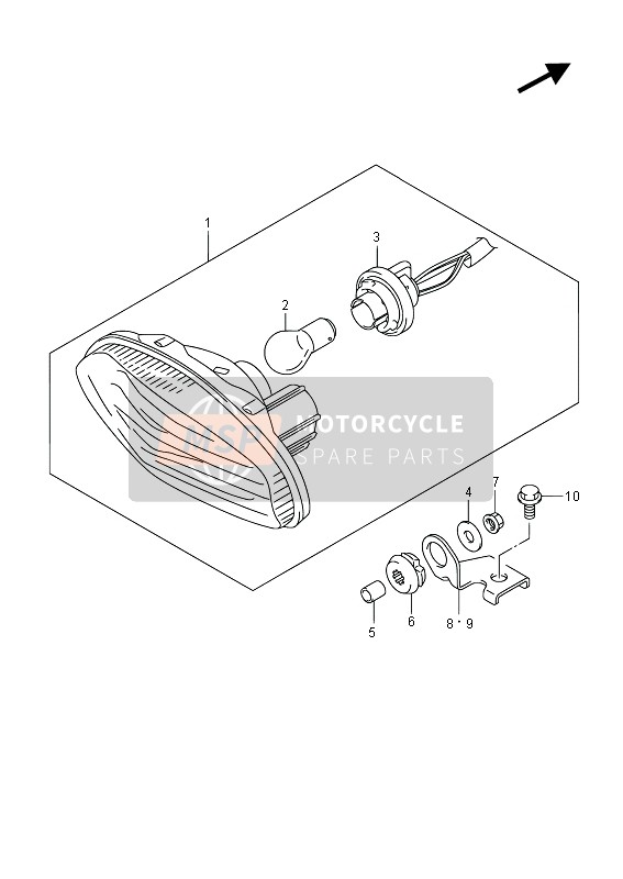 Fanale posteriore combinato (LT-A750XP P24)