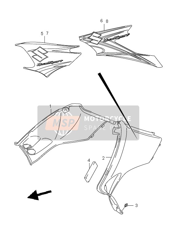 6815607GC0DUM, Tapeset, Suzuki, 1