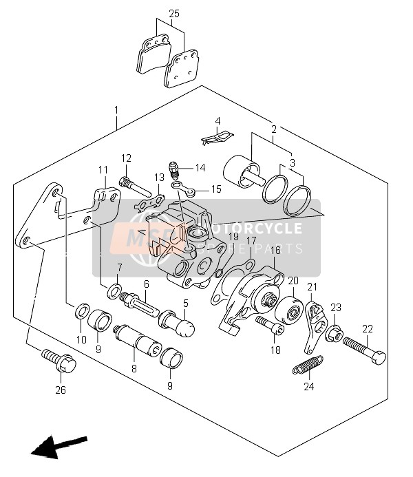 BREMSSATTEL HINTEN