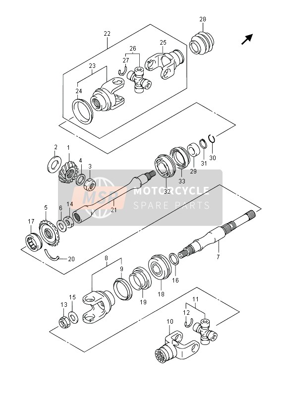 Secondary Drive (LT-A400FZ P17)