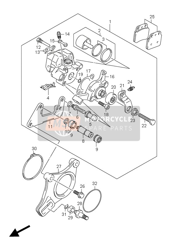 Rear Caliper