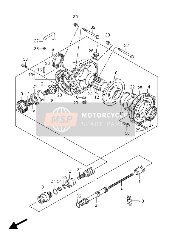 Final Bevel Gear (Rear)