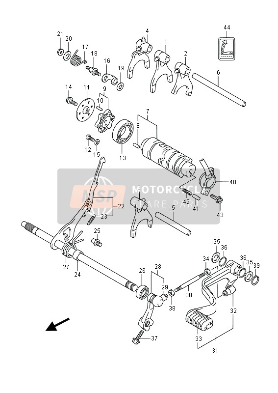 Gear Shifting (1) (LT-F400F P24)