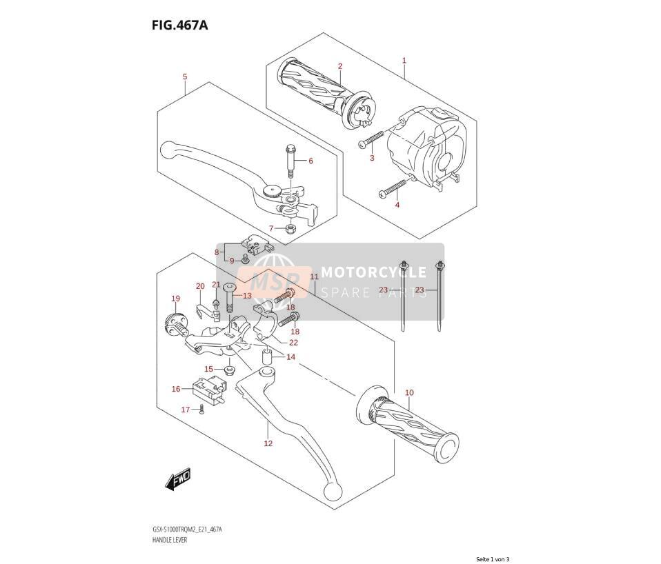 5721121H01, Handgreep, Suzuki, 2