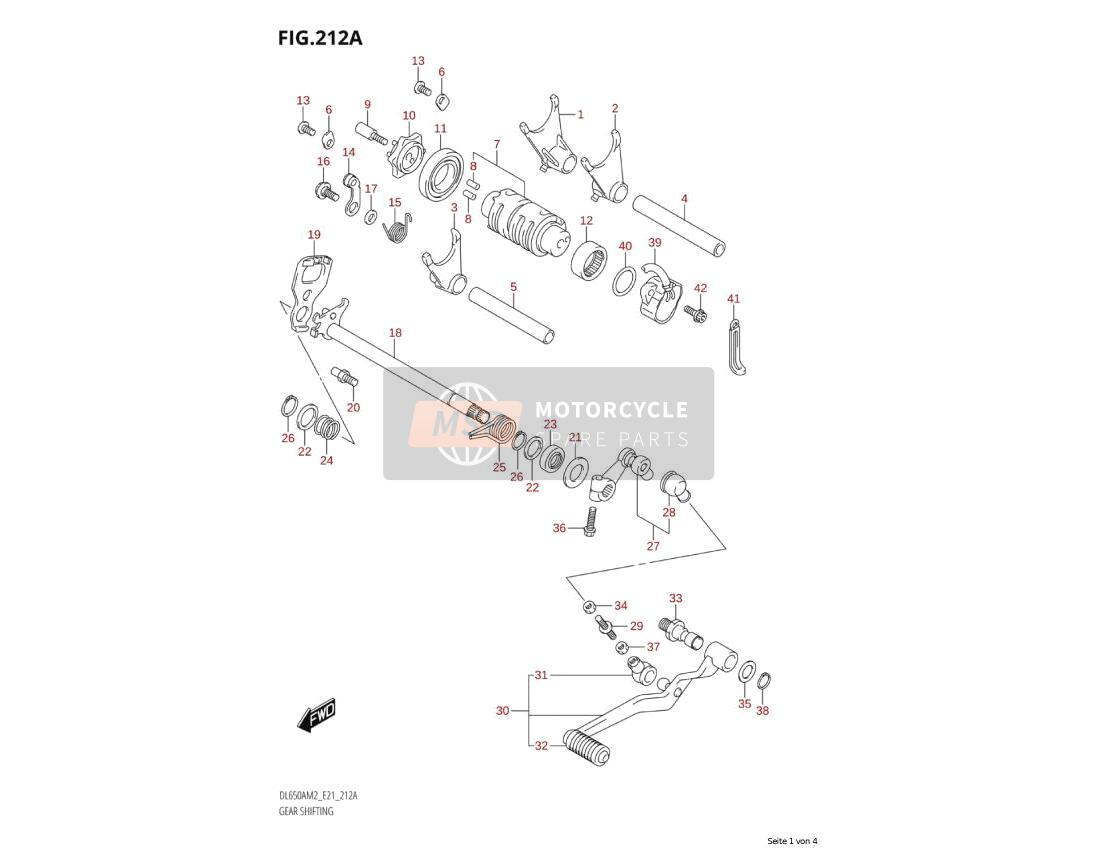 2541144B00, Schakelas, Suzuki, 3