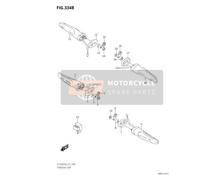 3560106L01, Lamp Assy,Front Turnsignal Rh, Suzuki, 0