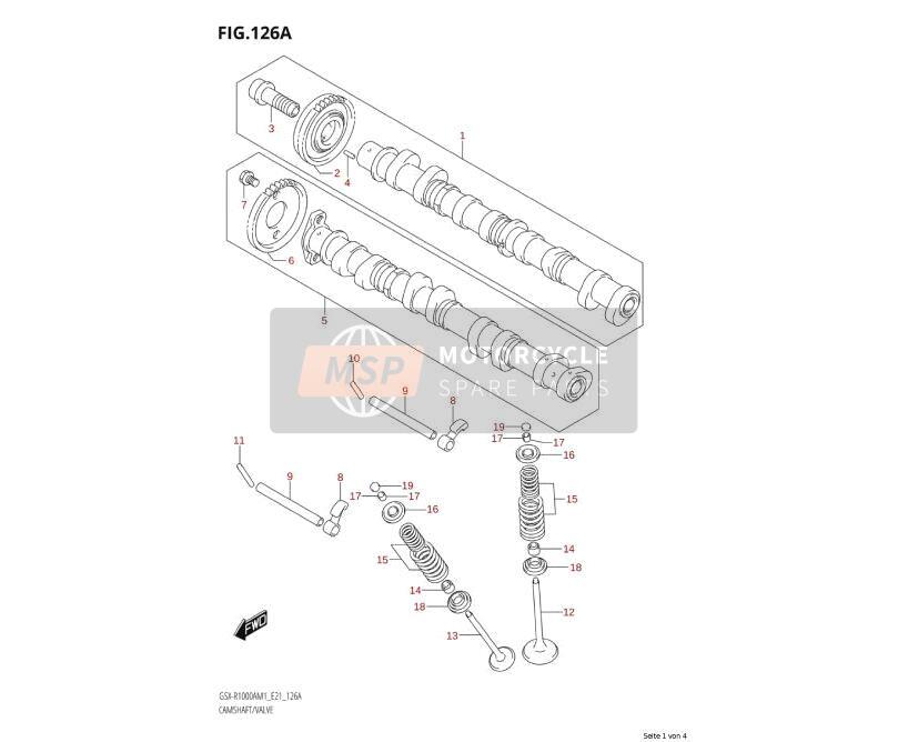 0926104005, Pin RM250/K3-, Suzuki, 1