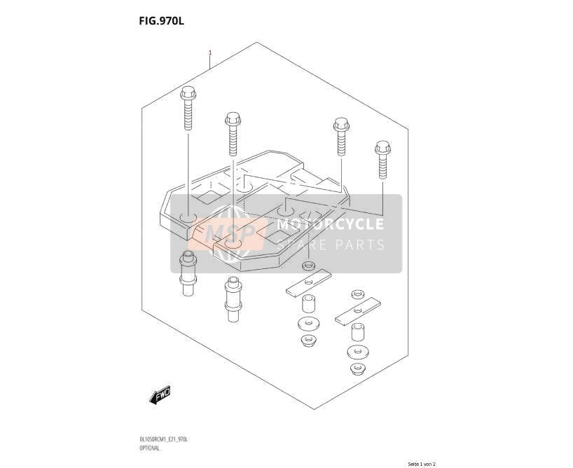 9390031830, Plate Set,Top Case, Suzuki, 0