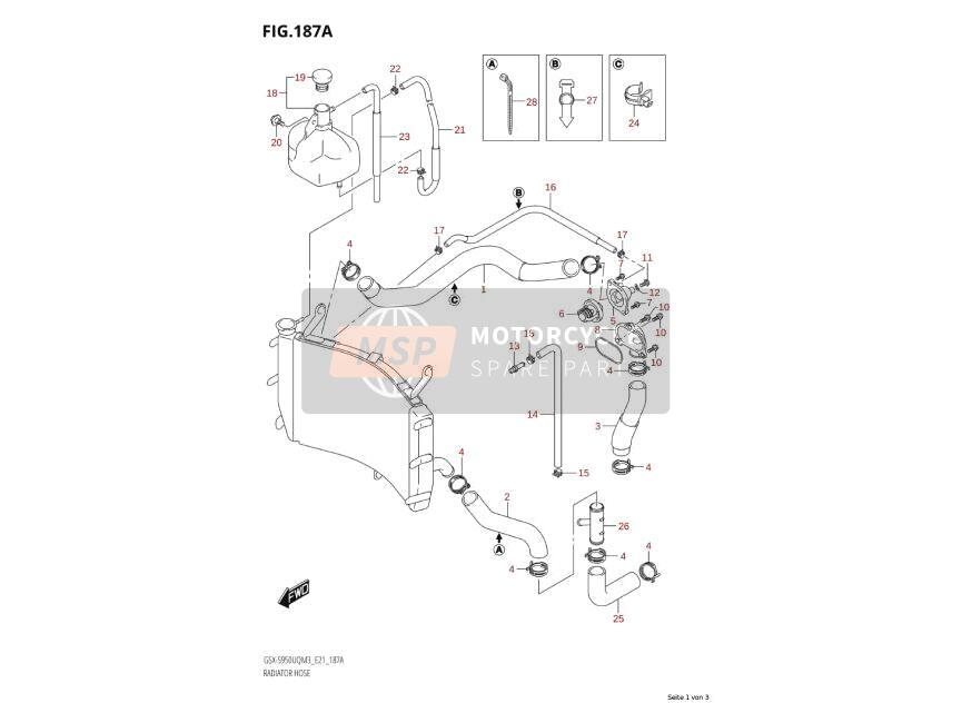 1756850F00, Union Bolt,Air Vent, Suzuki, 2