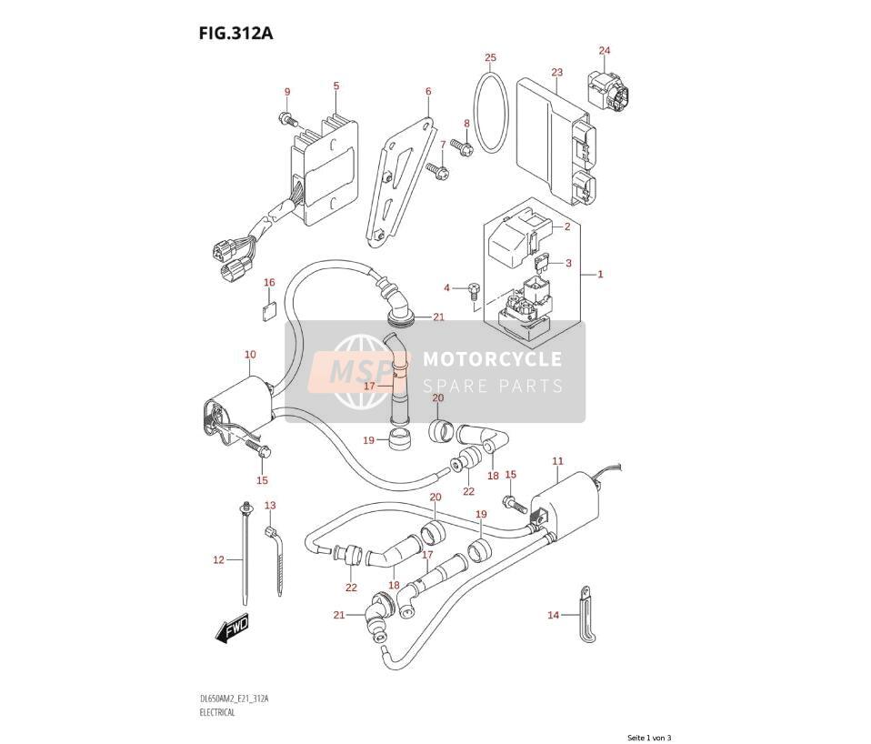 3354238B00, Cappuccio Cavo Candela, Suzuki, 2