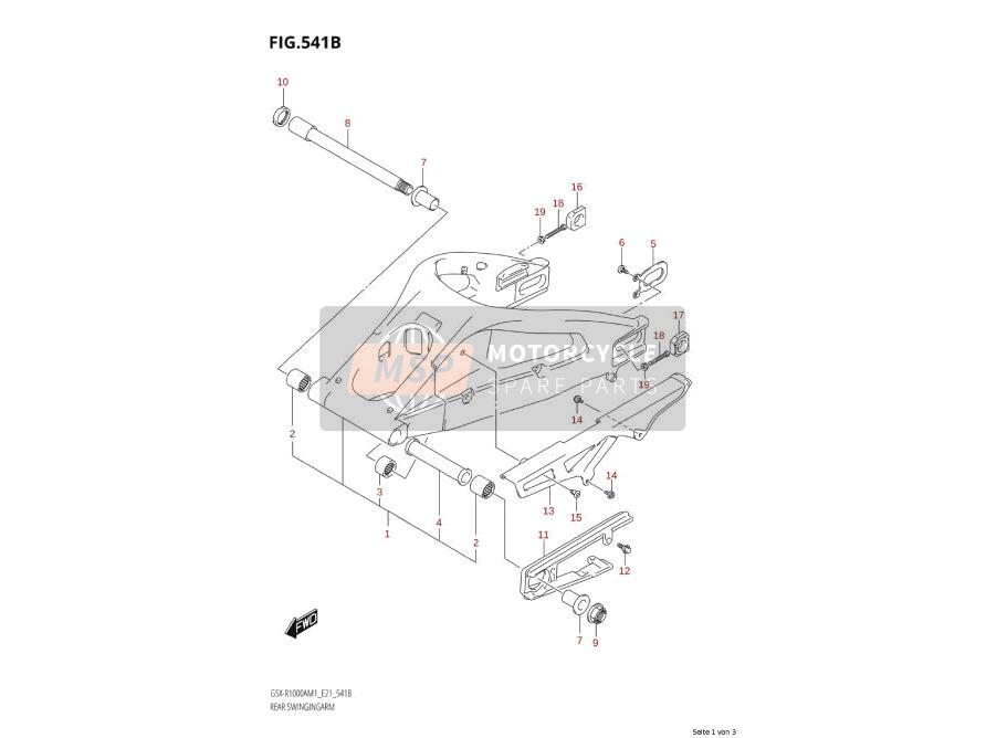 6131121H00, Kettenschutz, Suzuki, 3