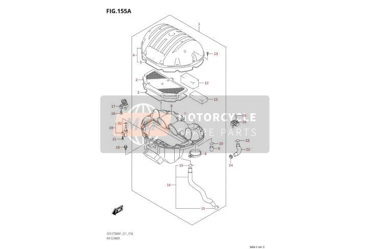 1369708J00, Hose,  Isc Valce GSR750/L1, Suzuki, 0