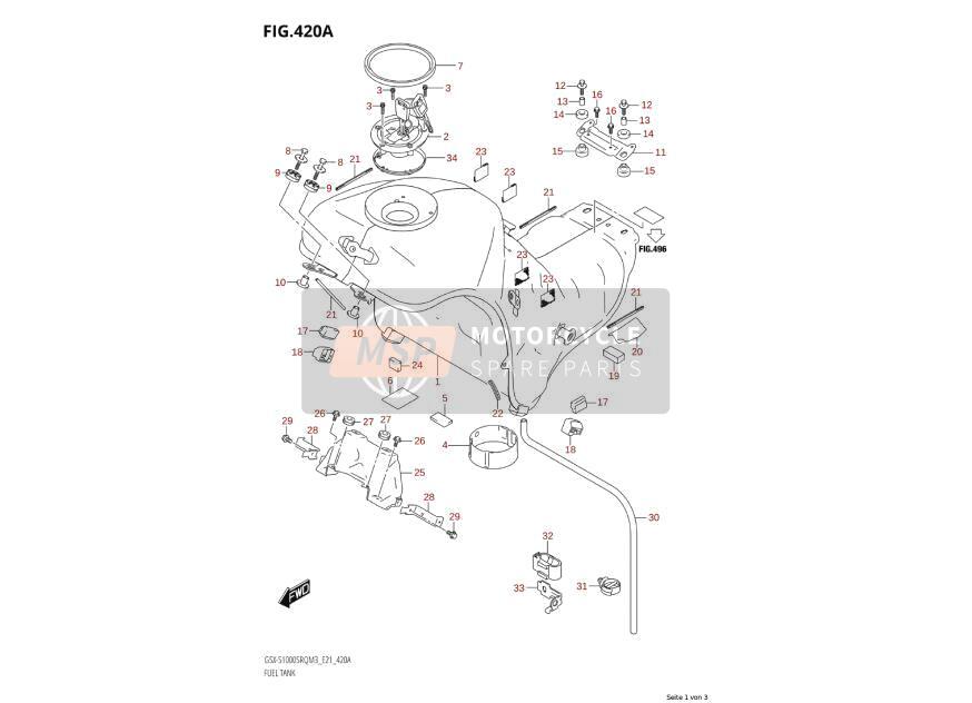 4420017840, Bouchon De Reservoir, Suzuki, 2