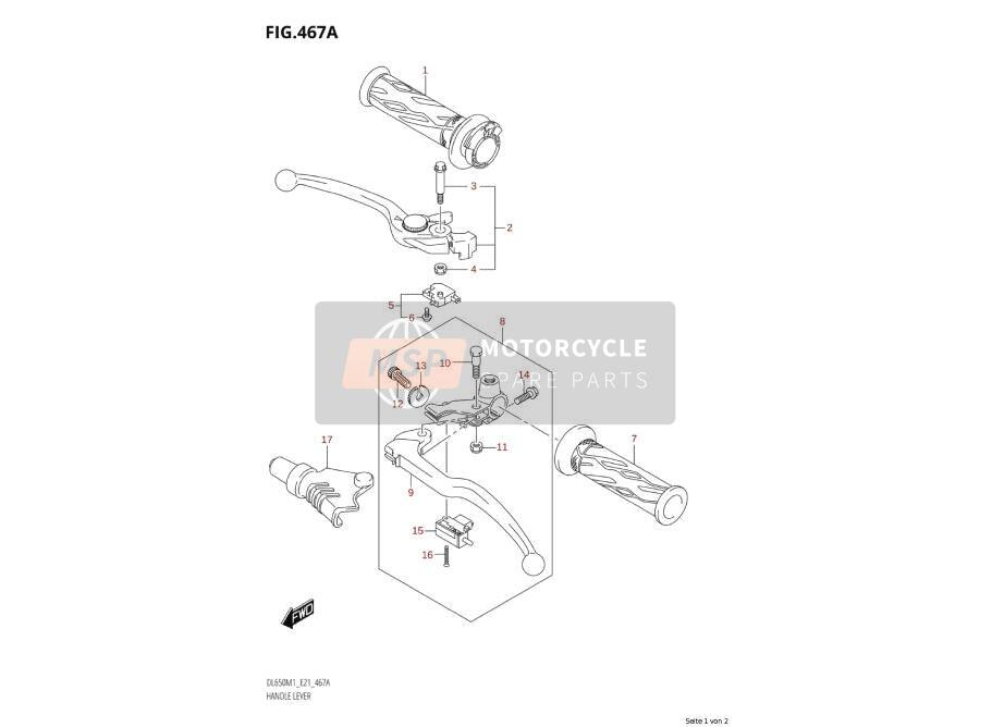 5750025D04, Lever Assy,Clutch, Suzuki, 2