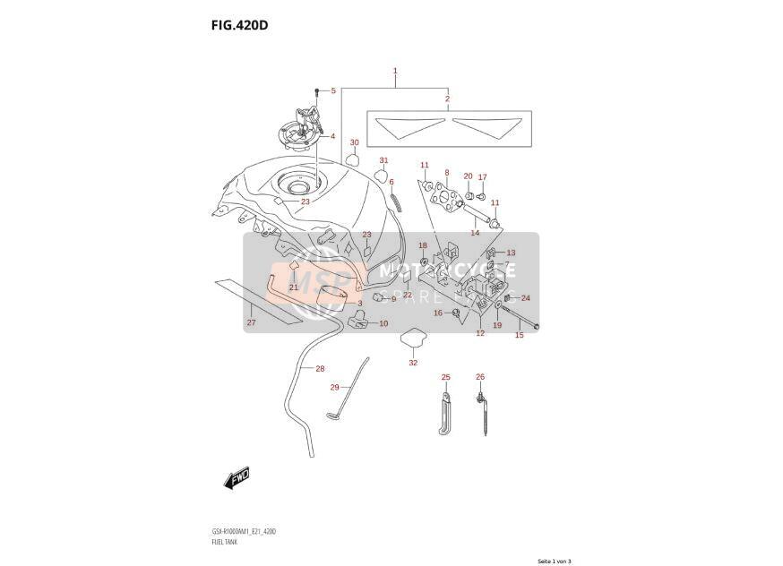 4420017840, Bouchon De Reservoir, Suzuki, 0