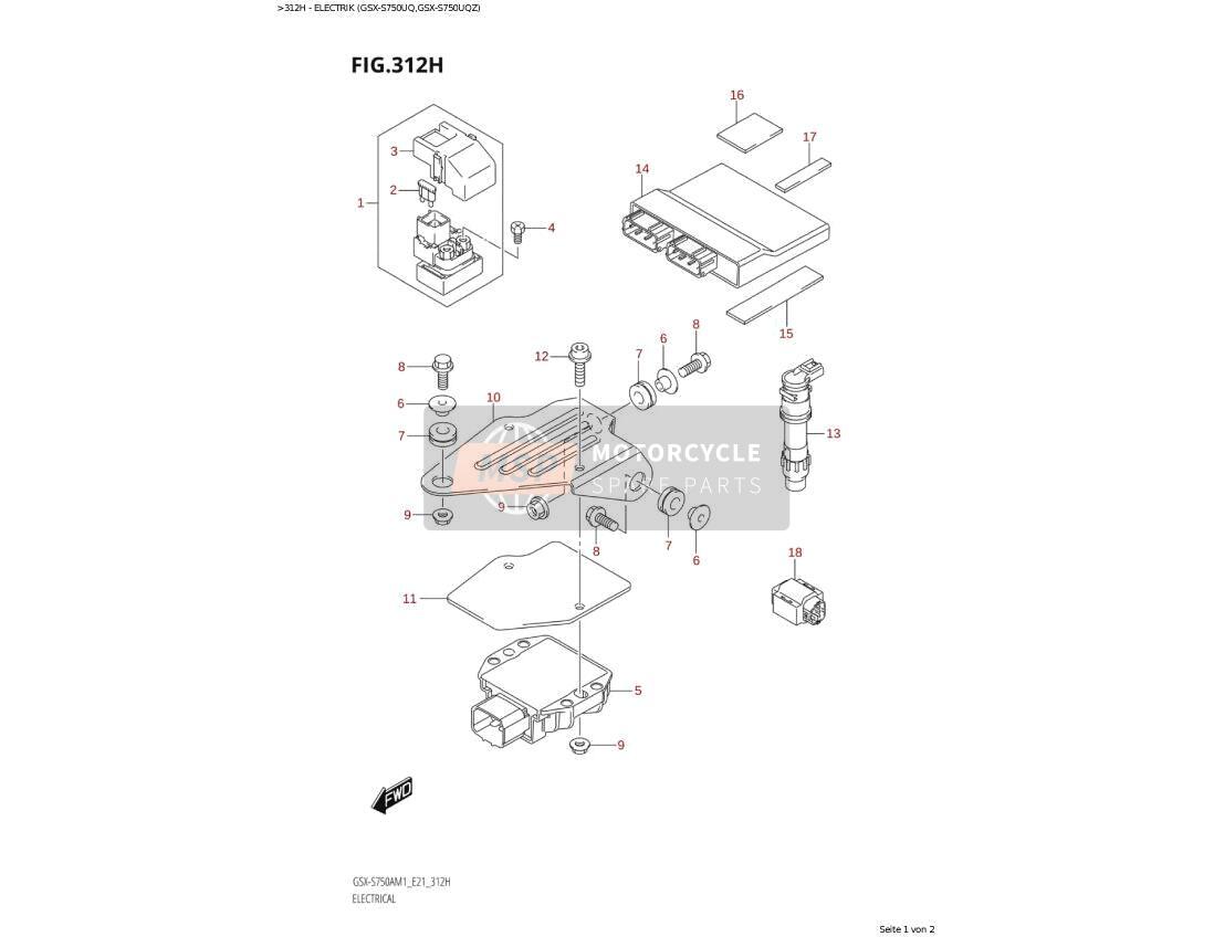 0948130101, Sicherung 30A, Suzuki, 2