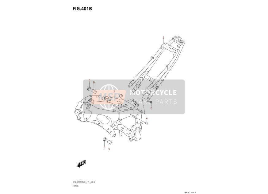4192147H00, Bout, Motorsteu, Suzuki, 2