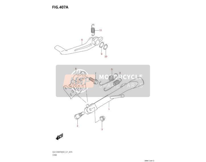 4311004K10, Levier Frein, Suzuki, 0