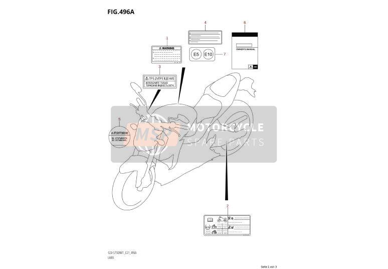 6838614J01, Label,Brake Fluid Informatie, Suzuki, 1
