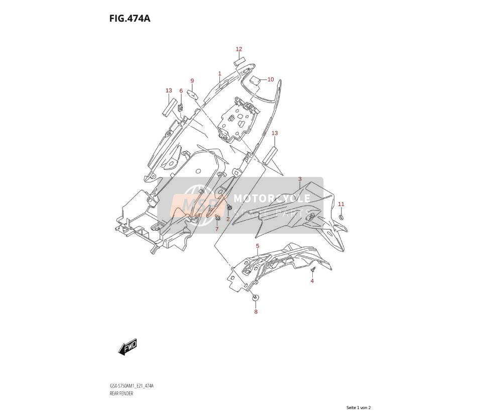 5182701A00, Rubber, Suzuki, 3