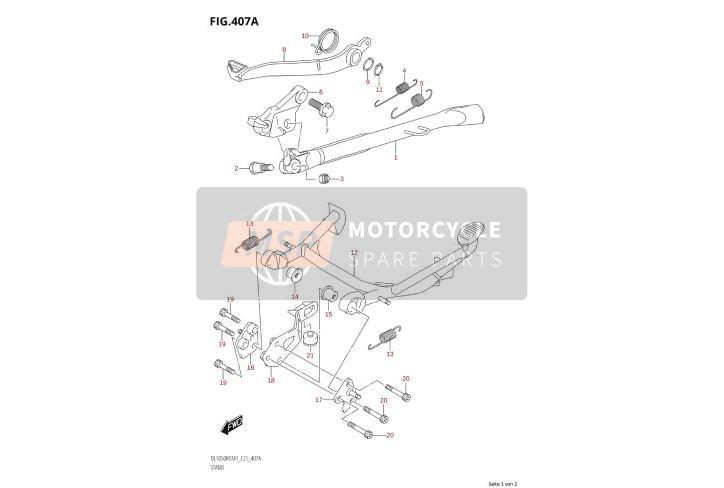 4231031J01, Bequille Laterale, Suzuki, 0