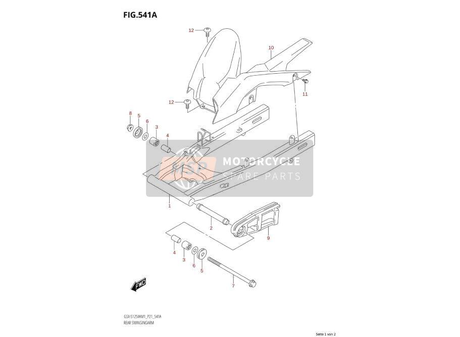 REAR WHEEL SWINGING ARM