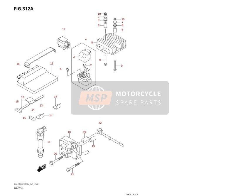 3396006G10 Sensor Assy, Fuel Cut Part Suzuki - MSP