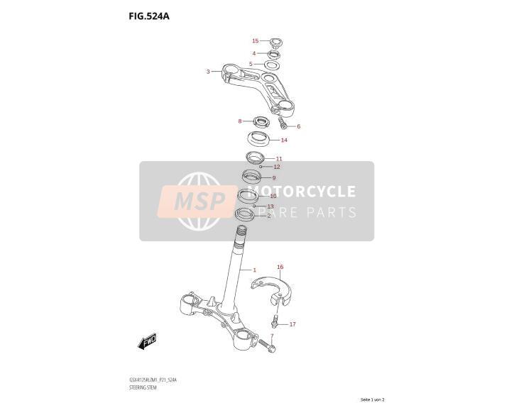 5131123K50YMC, Bracket,Upper (Silver), Suzuki, 0