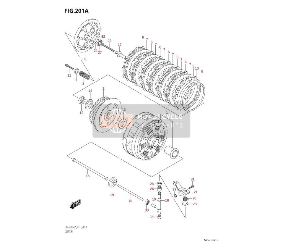 2312341G00, Deckel, Suzuki, 3