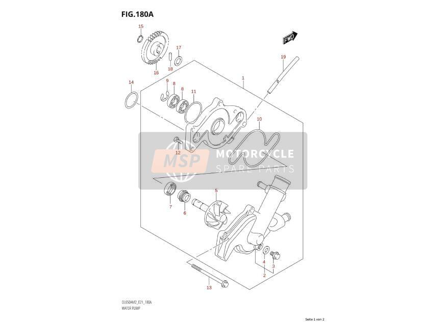 1741144H00, Huis,Waterpomp, Suzuki, 3