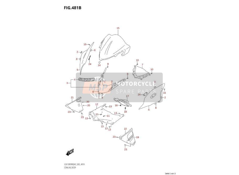 4457237H00, Kuipbevestiging, Suzuki, 1