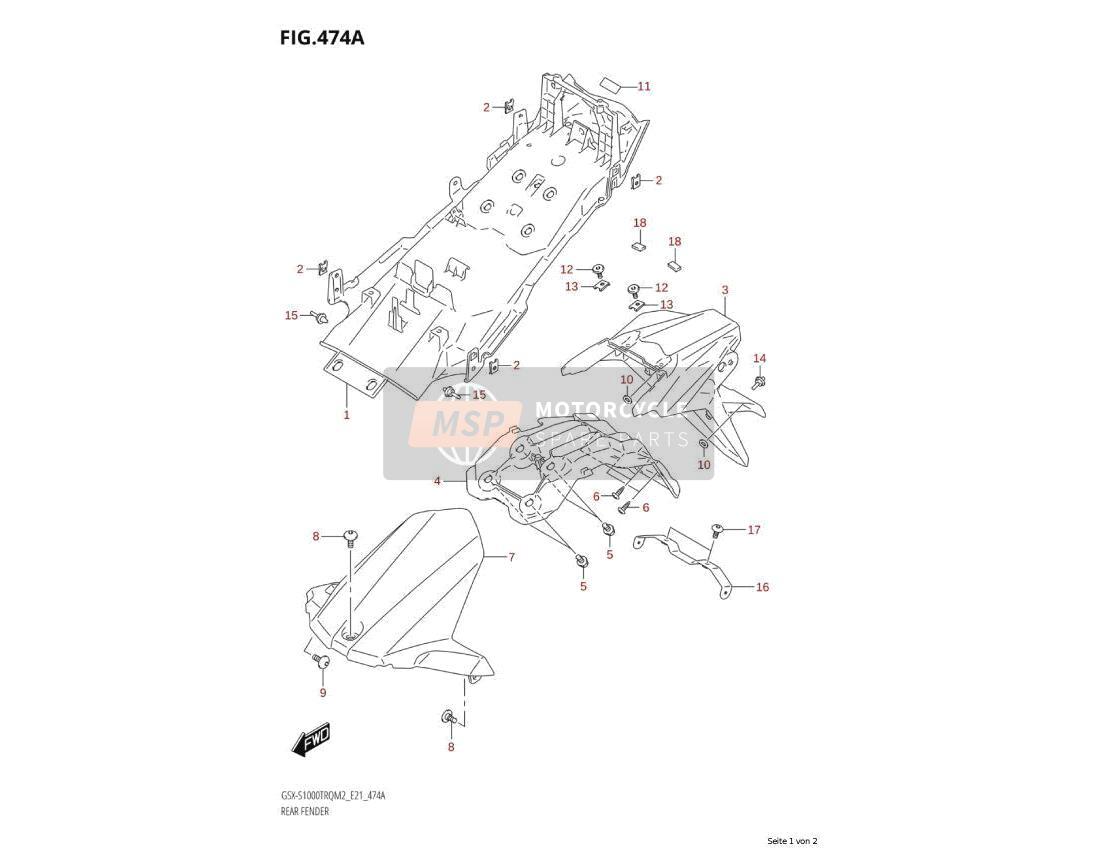 9444306G00, Calca, Tapa Colin, Suzuki, 2