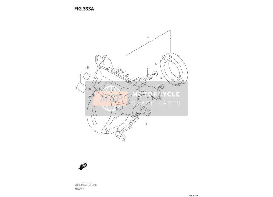 3510017K01, Headlamp Assy, Suzuki, 0