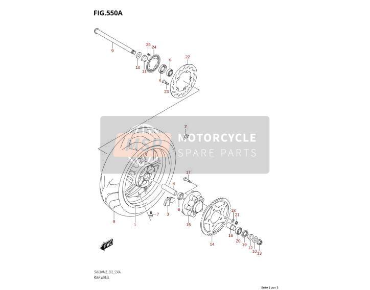 6921138G00, Disque De Frein Arriere, Suzuki, 4