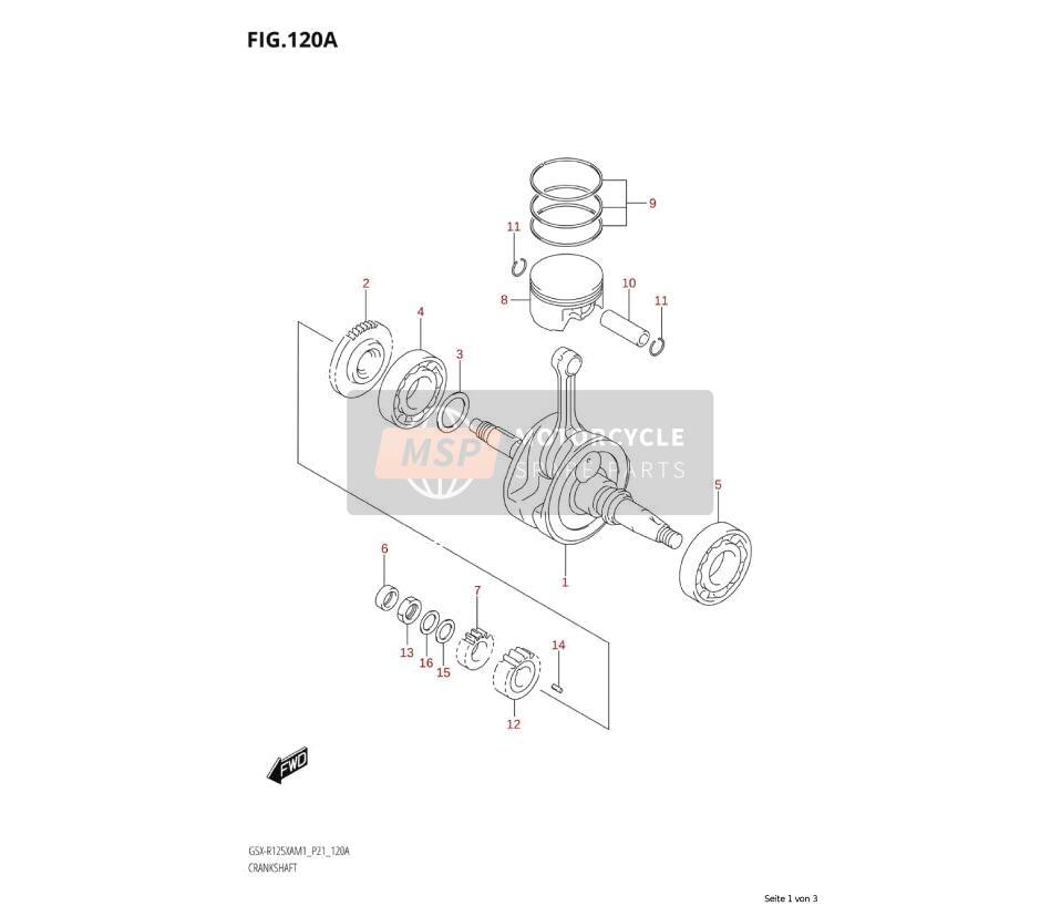 1222812K000G0, DEMI-SEGMENT, Suzuki, 0