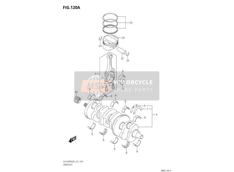 1222824F000C0, DEMI-SEGMENT, Suzuki, 2