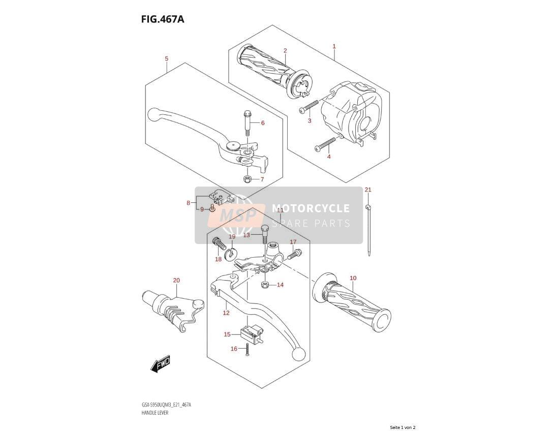 5762140F00, .Lever,Clutch, Suzuki, 2