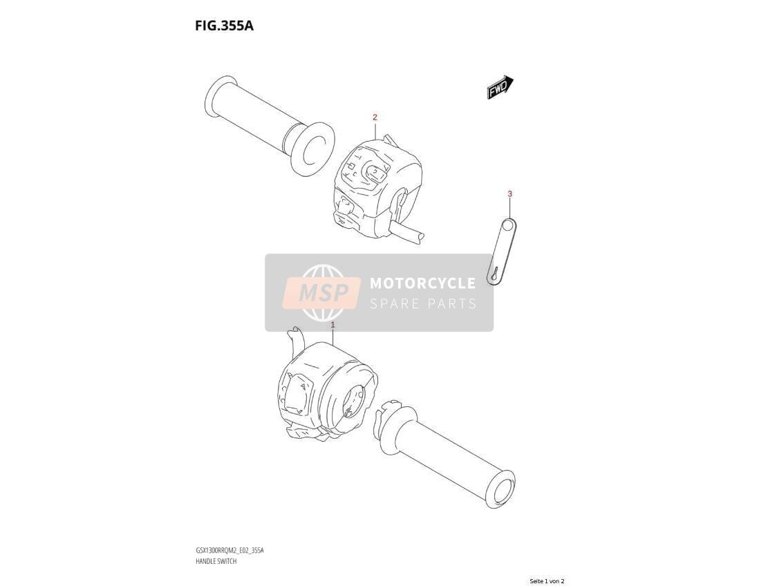 3699006L00, Clamp,Handle Switch(L:145), Suzuki, 2