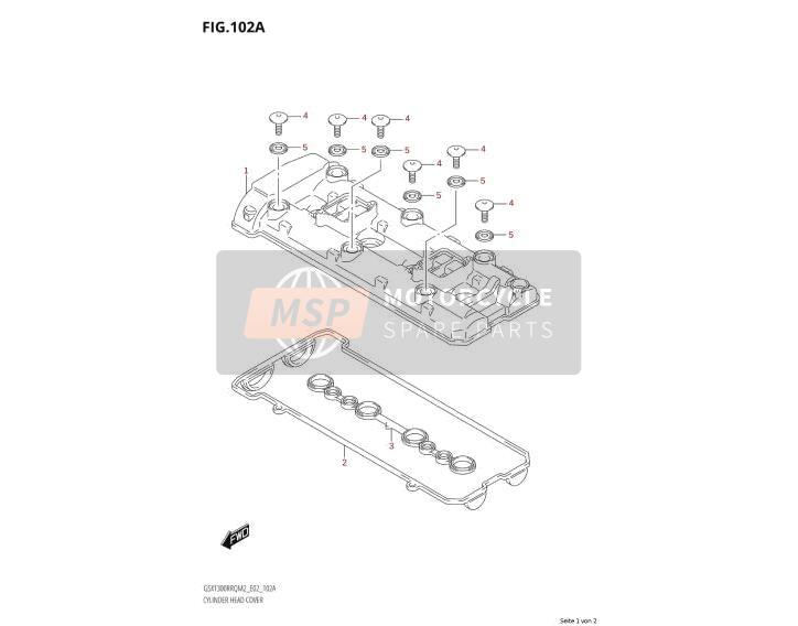 1117015H00, Ventildeckel, Suzuki, 2