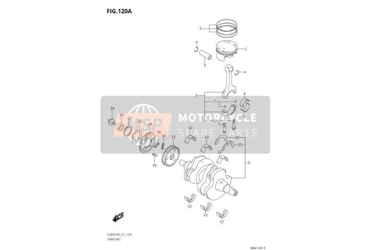 1216446E100A0, Coquille De Coussinet, Suzuki, 1