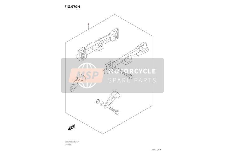 9370031820000, Side Case Carrier Bracket Set, Suzuki, 0