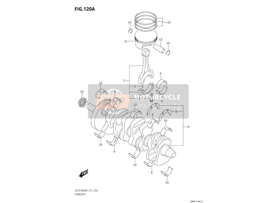 1222848B000E0, Lager (Groen), Suzuki, 2